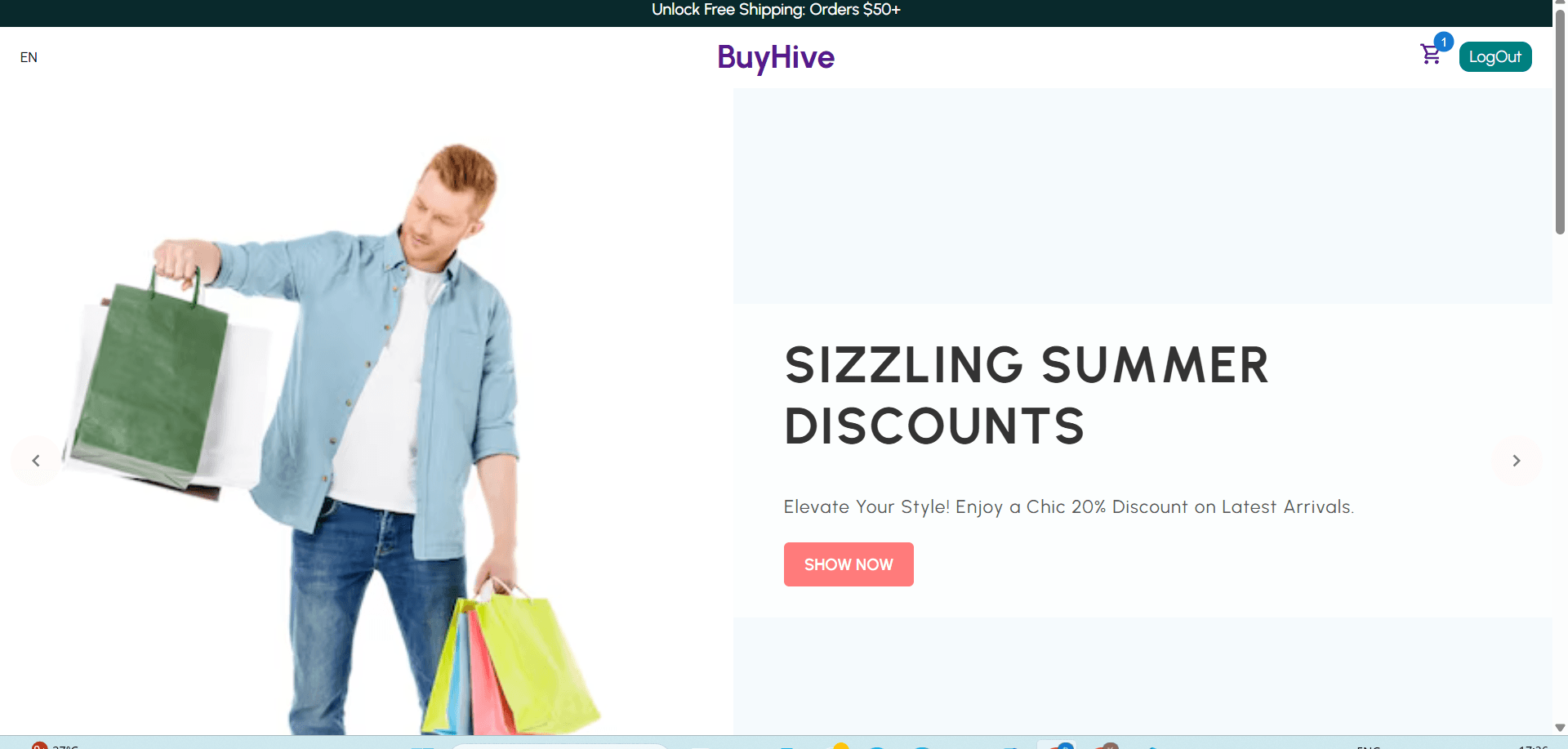 BuyHive — E-Commerce Platform preview